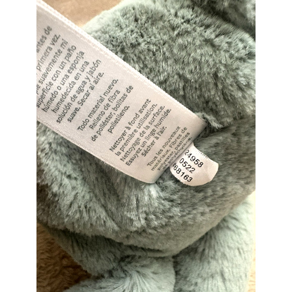 Carter's Baby Light Green & White Dinosaur Bean Bag Plush Toy - Just One You Tag - Picture 6 of 6